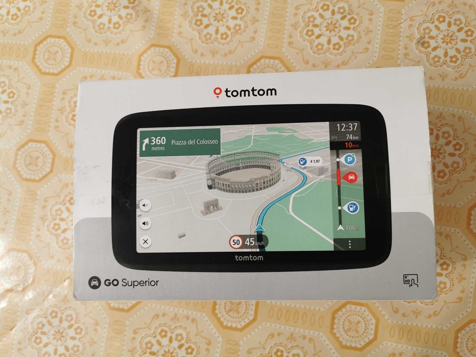 Vand GPS Tom Tom  GO Superior+husa, noi, ecran HD 6", pret 1600 lei!