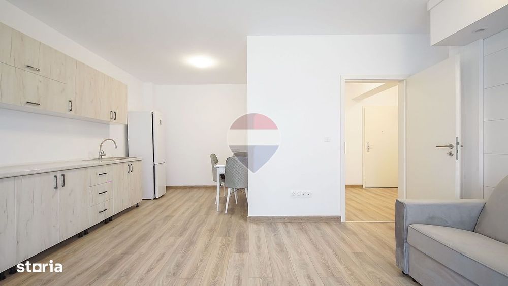 2 Camere 4 Zone Functionale | Nou, Mobilat | Comision 0| Etaj 1