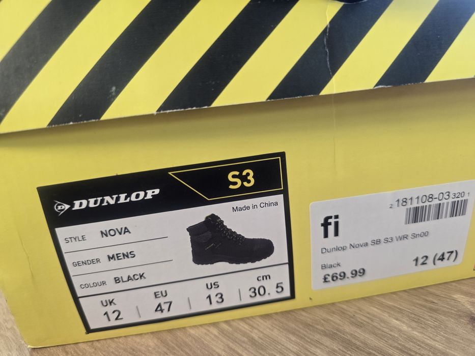 Dunlop Nova s3 safty Boots