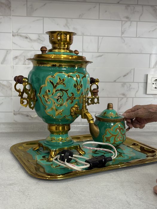 Тульский Самовар, 3 л, латунь.