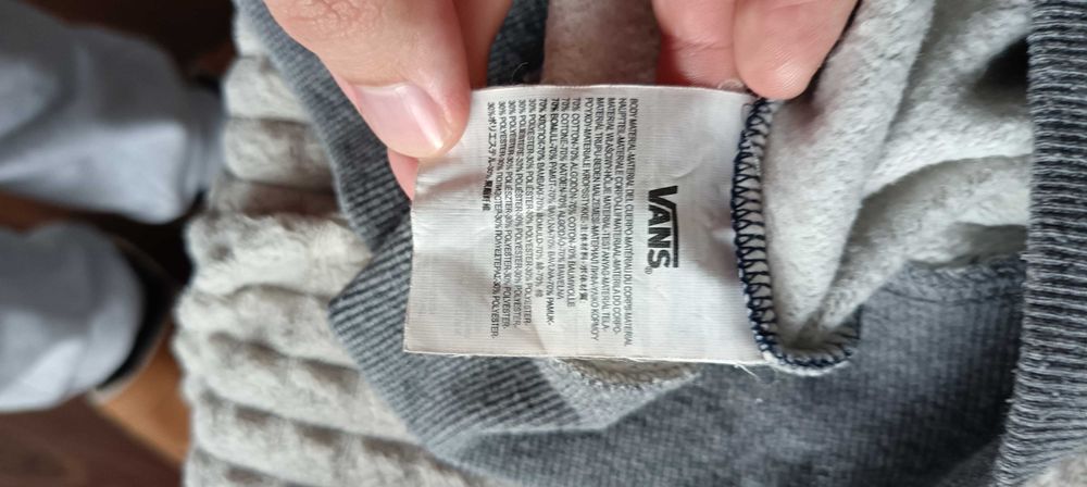 Vans ватирана блуза размер XL в сиво