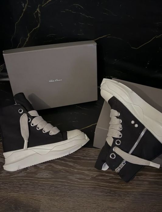 Adidasi rick owens abstract jumbo lace