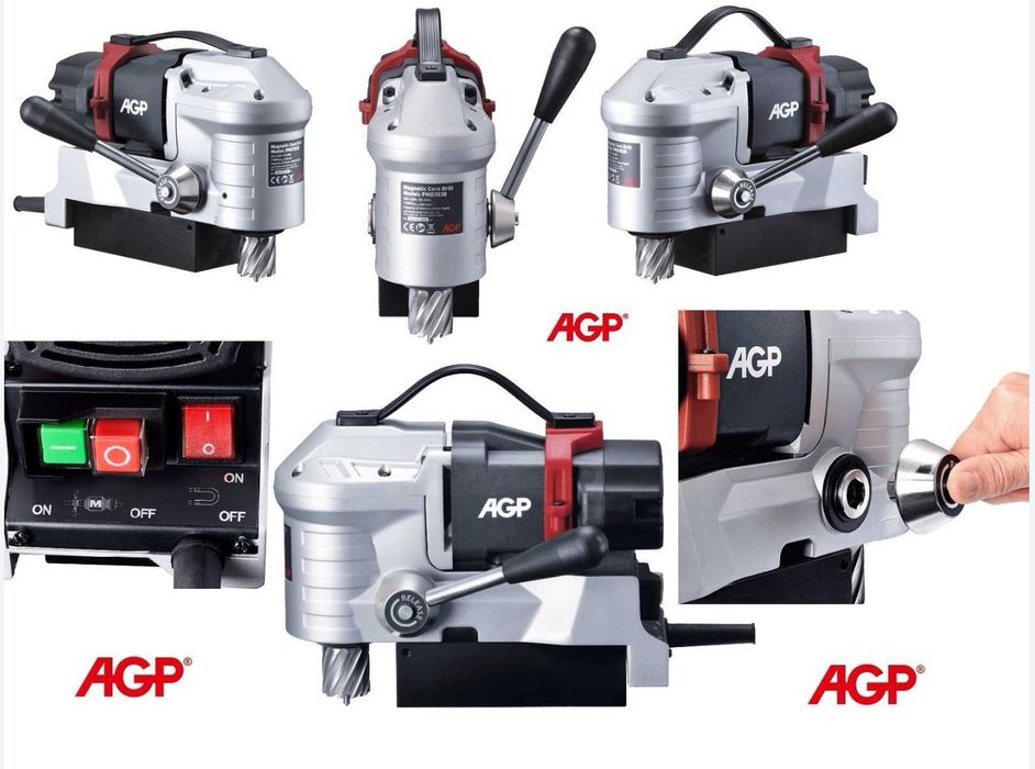 Masina de gaurit cu talpa magnetica AGP PMD3530 ca Metabo Hilti Bosch