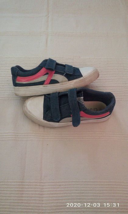 Ботуши от естествена кожа и платненки 36 номер