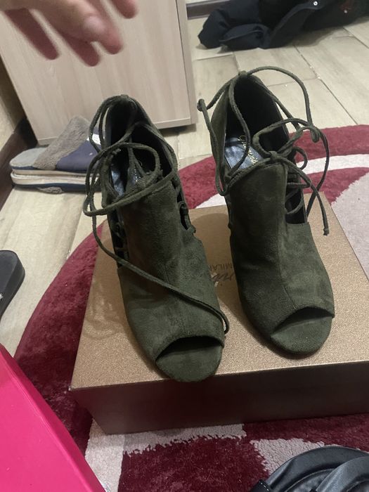 Туфли цвет хаки