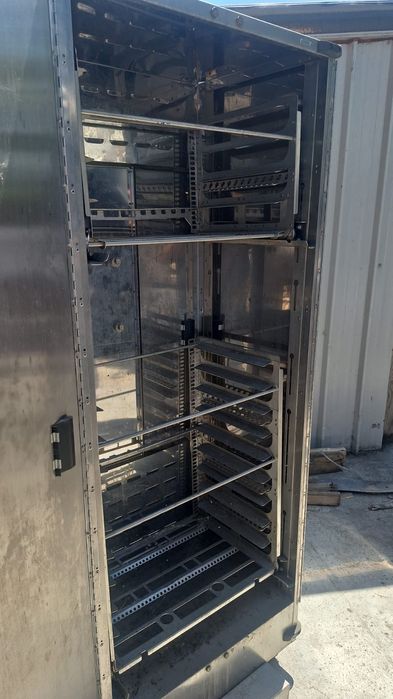 Dulap inox tavi, dospitor, dulap inox tavi cuptor, pe roti