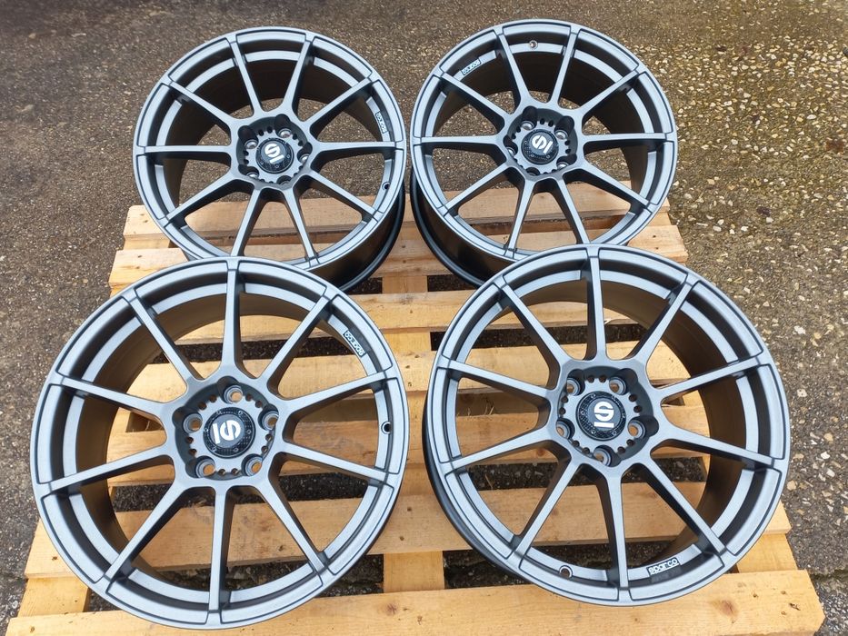 18"5×114.3 Sparco Gara Гънметал Мат 8j et35 Honda Mitsubushi Toyota Maz