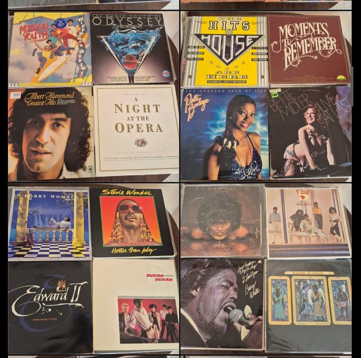 170 грамофонни плочи фънк, соул, рок, джаз