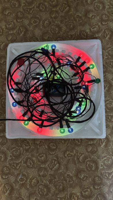 Гирлянда новогодняя б/у 90-е годы