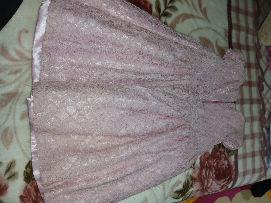 Rochiță roz cu model