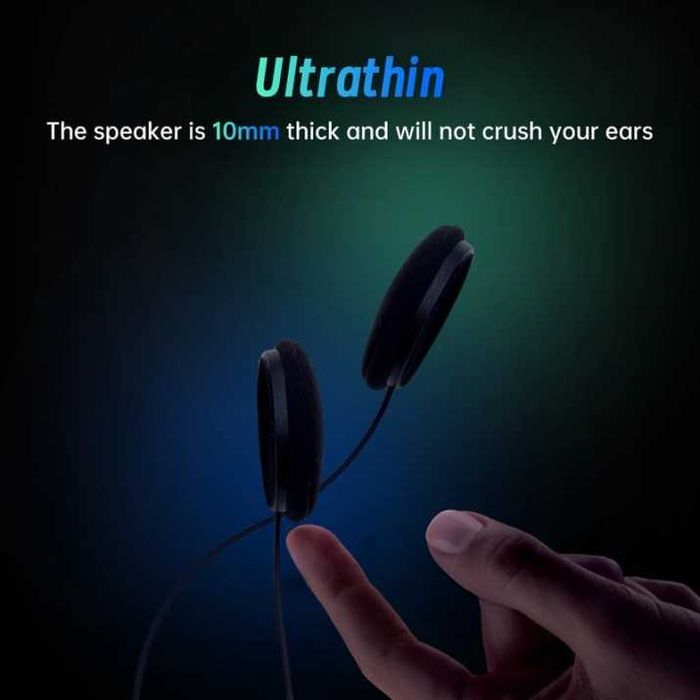 Bluetooth слушалка за моторна каска с интерком и шумопотискане