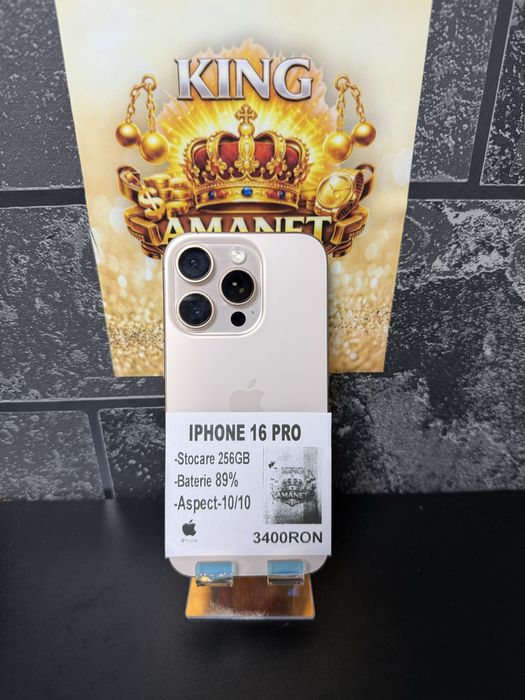 iPhone 16 pro 256  GB King Amanet