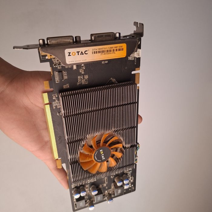 Видеокарта NVIDIA GeForce 9600 GT (рабочая, обслужена)