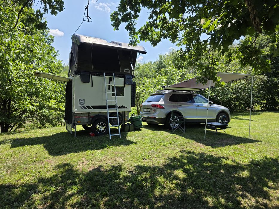 Mini Rulotă Hand-made 750kg – Dotată Off-Grid, Ideală pentru Aventură!