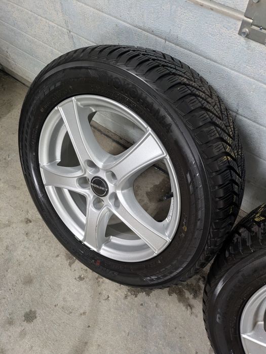 Jante roti Borbet 5x112 R16 + anvelope iarna 205 55 R16