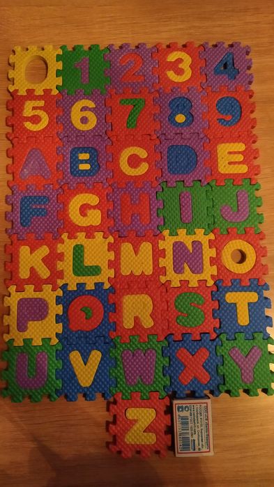 Набор мягких пазлов.