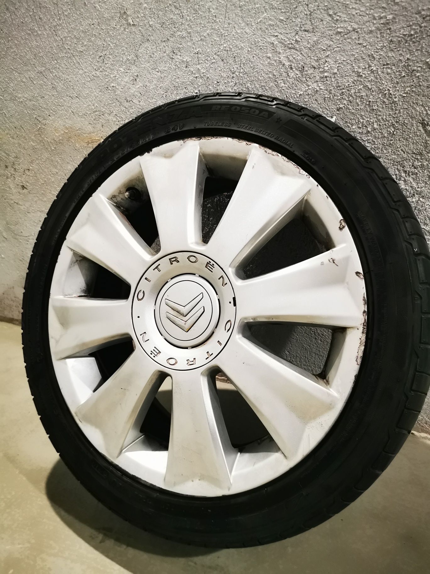 4х броя лети алуминиеви оригинални джанти 17"цола 4*108/4х108 Peugeot ...