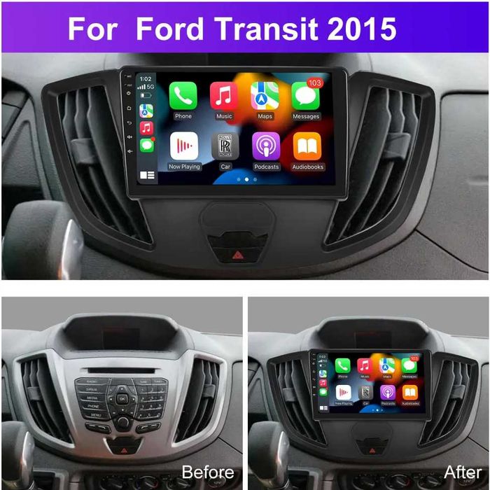 FORD TRANSIT 2015/2021 9" андроид навигация, 9856