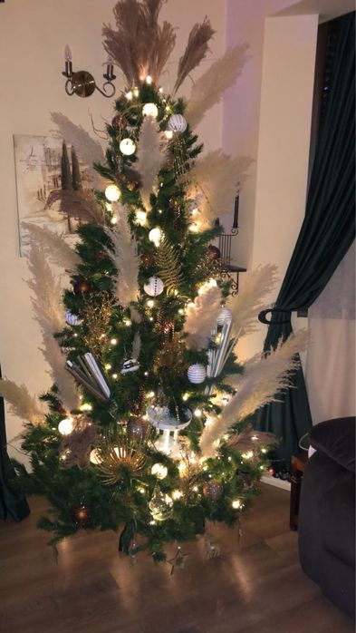 Brad craciun impodobit