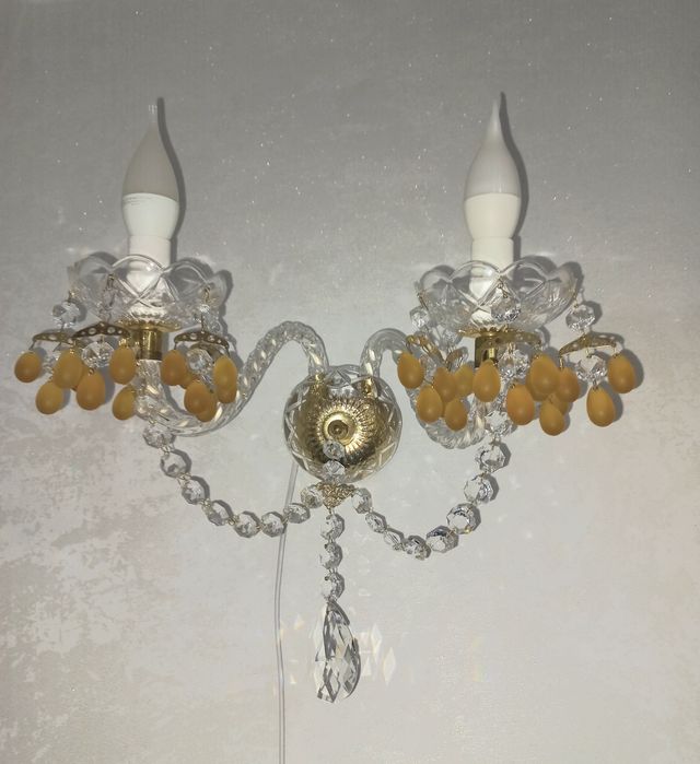 Бра хрустальное Чешское виноград