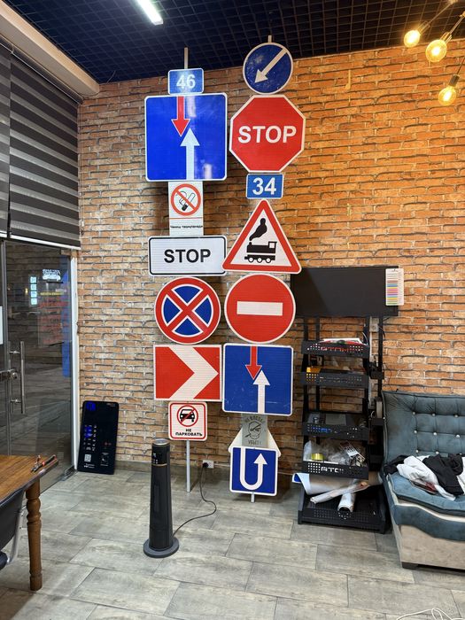 Znak yol belgisi ishlab chiqarish va urnatish