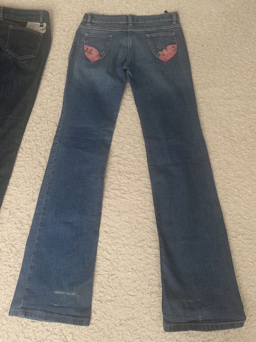 Джинсы клеши-скини