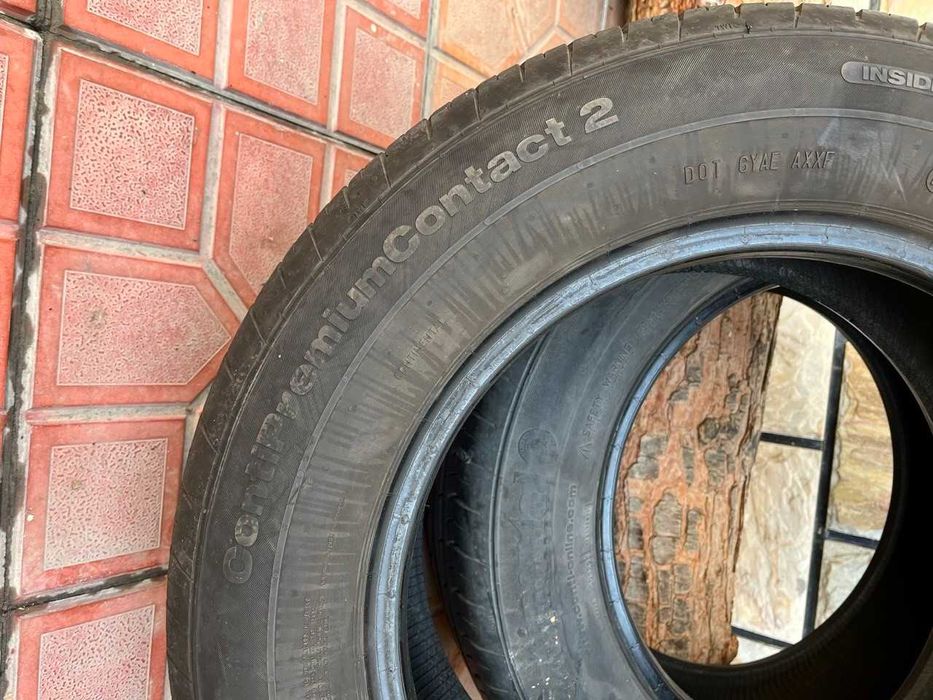 Продаются б/у шины «Continental» размер 195/65R15 по 200 тыс за 1 шину