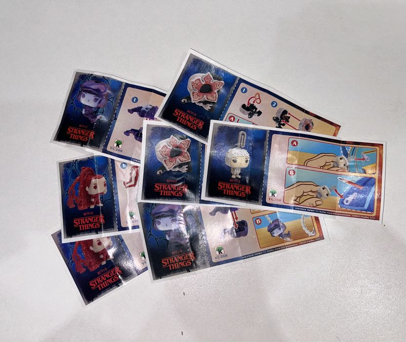 Вкладыши киндер джой осд