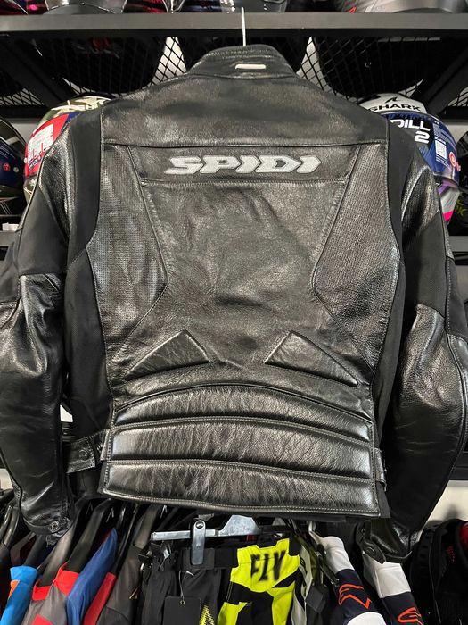 Кожено яке за мотор SPIDI EDGE 3.0 размер 50-M твърди CE протектори