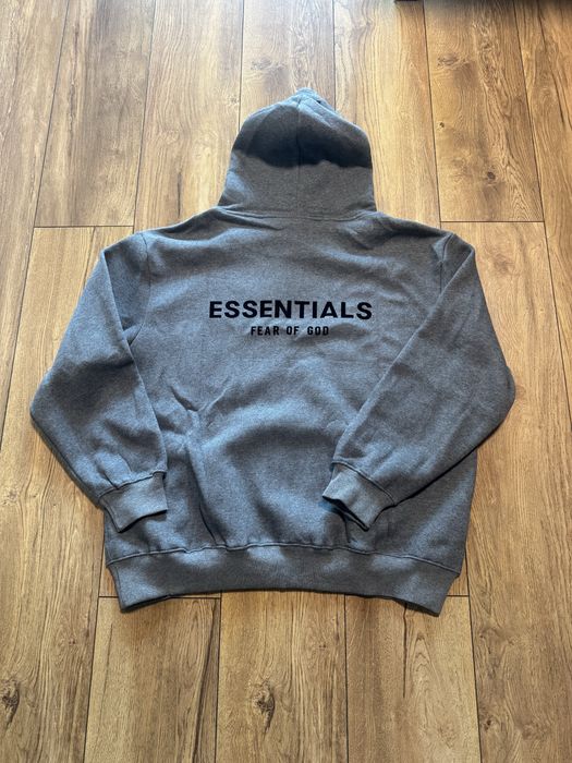 Fear of God "Essentials" Dark Grey Hoodie