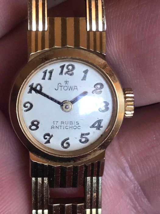 Ceas dama STOWA -german anii 60-70 mecanic,aurit 14k
