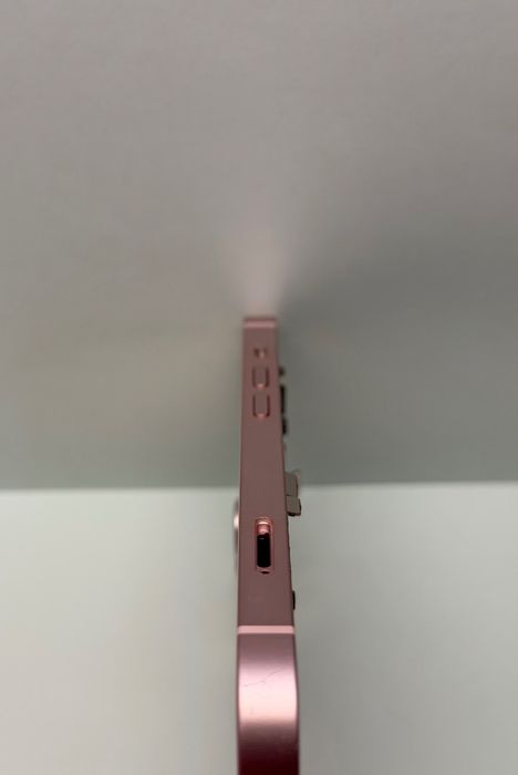 Carcasa originala iPhone 13 pink rose camera baterie sticla rama
