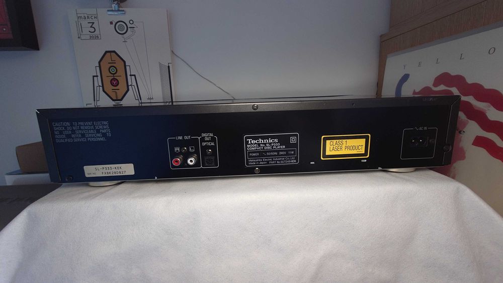 Продавам CD плеър Тechnics SL-P333