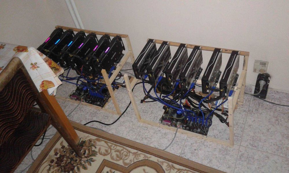 Копачка Mining rig 6 х nVidia Gigabyte GTX 1080ti Gaming 11 gb GDDR5X
