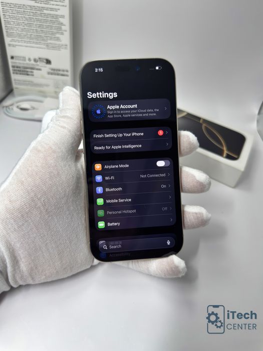 iPhone 16 Pro, 128GB, Natural Titanium, 100% батерия, ОТЛИЧЕН, 1г. ГАРАНЦИЯ!