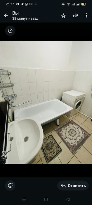 Нурсатта 1,5 бөлмелі пәтер жалға беріледі  ұзақ уақытқа