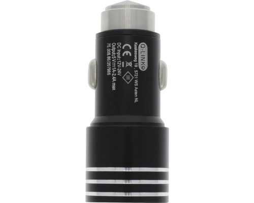 Set 8 buc, Încărcător telefon auto 12V 24V cu 2 porturi USB