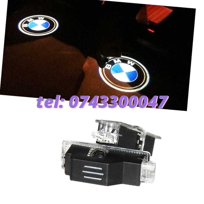 Holograme Usi Bmw Compatibile Cu Usi Auto 2 Bucati Pentru Iluminare Auto Portiere Logo Sau Semnalizare Dedicat Marcii Auto Mentionate In Titlu