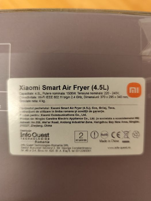 Airfryer Xiaomi 4,5 L