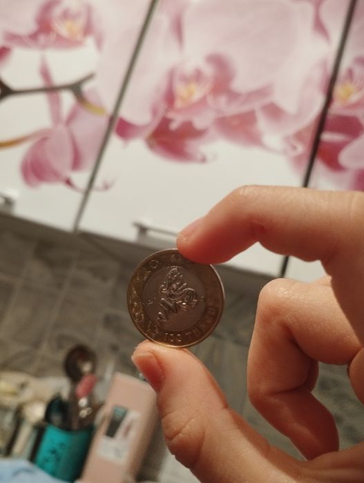 Саксовая монета 100 тг