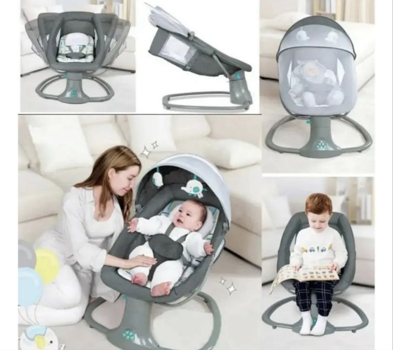 Шезлонг качеля для детей