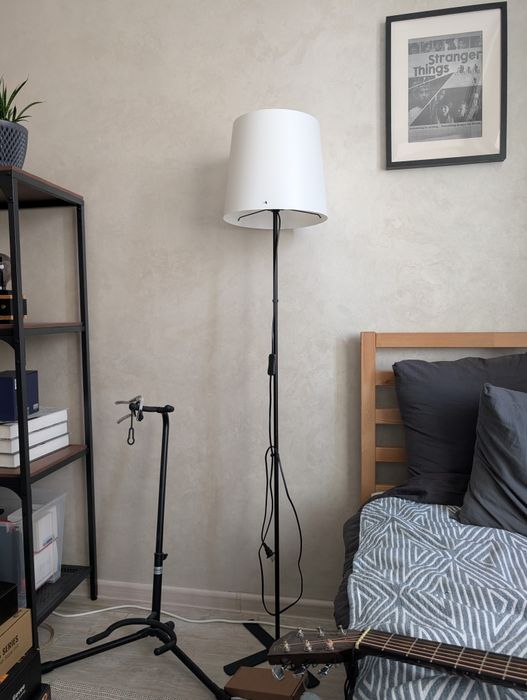 Торшер Ikea Barlast с лампочкой