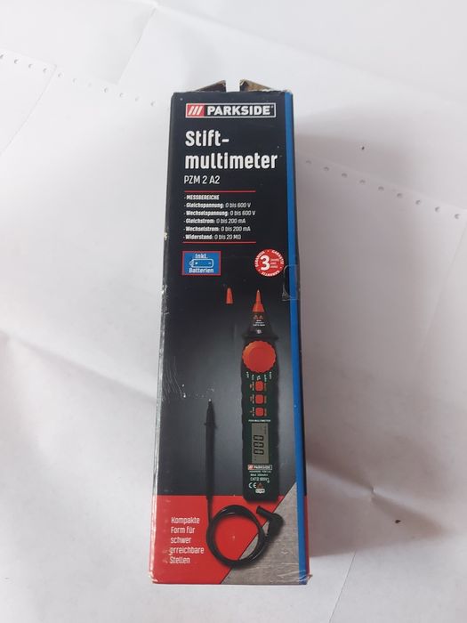 Multimetru Parkside PZM 2 A2, 245 x 44 x 38 mm, 0 - 200 mA