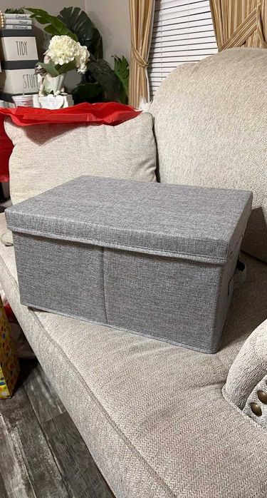 Контейнер органайзер для хранения с крышками, декоративные ящики для