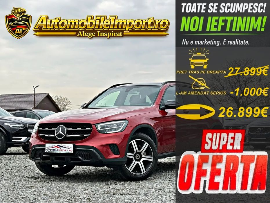 Mercedes-Benz GLC GLC 300d,245CP,4x4,Avantgarde,Led,Trapa,Garantie 1AN,Leasing/Rate