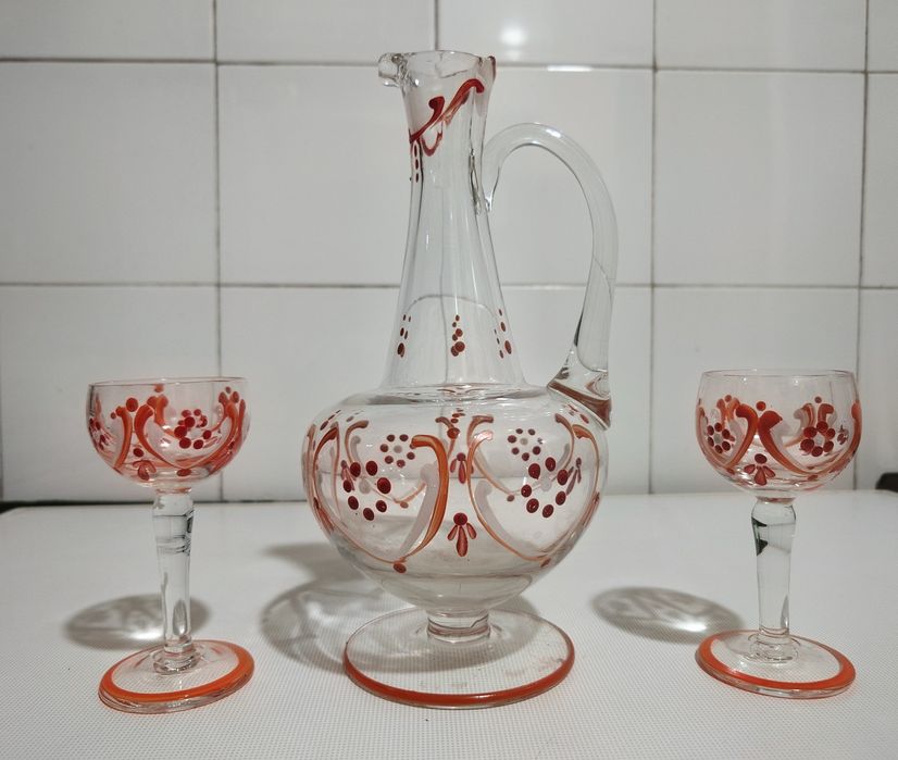 Recipient, vas, sticla servire rachie, palinca