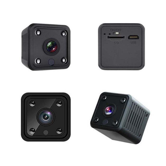 Мини безжична Wi Fi IP камера X6 Full HD 1080P с нощно виждане и детектор за движение