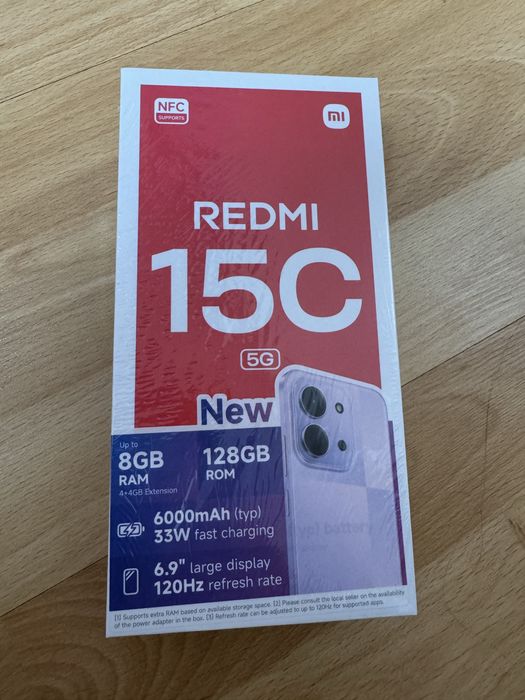 Xiaomi Redmi 15C 5G, 4GB, 128GB с гаранция