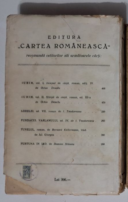 Cărți vechi pentru bibliofili 1942 Frații Jderi Mihail Sadoveanu