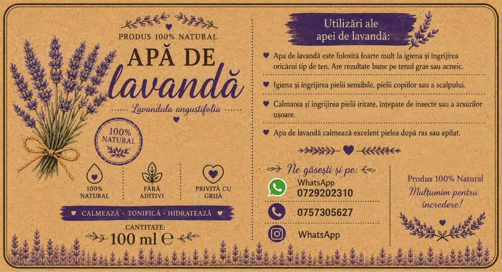 Produse homemade din lavanda